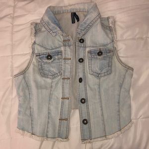 Light Wash Denim Jacket/Vest